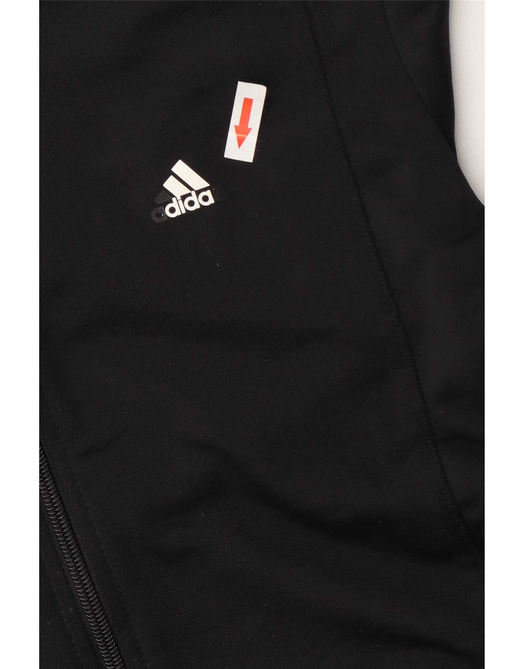 Adidas Damen Trainingsanzug Top Jacke UK 8/10 Small Schwarz Polyester