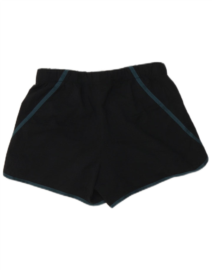 Adidas Damen Sportshorts UK 10 Small Schwarz Polyester