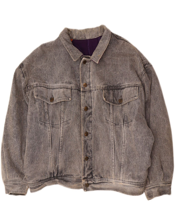 CLOSED Übergroße Jeansjacke für Damen, UK 14, Large, Grau