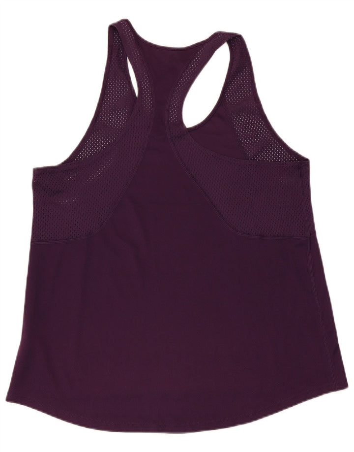Nike Damen Weste Top UK 14 Large Lila Polyester