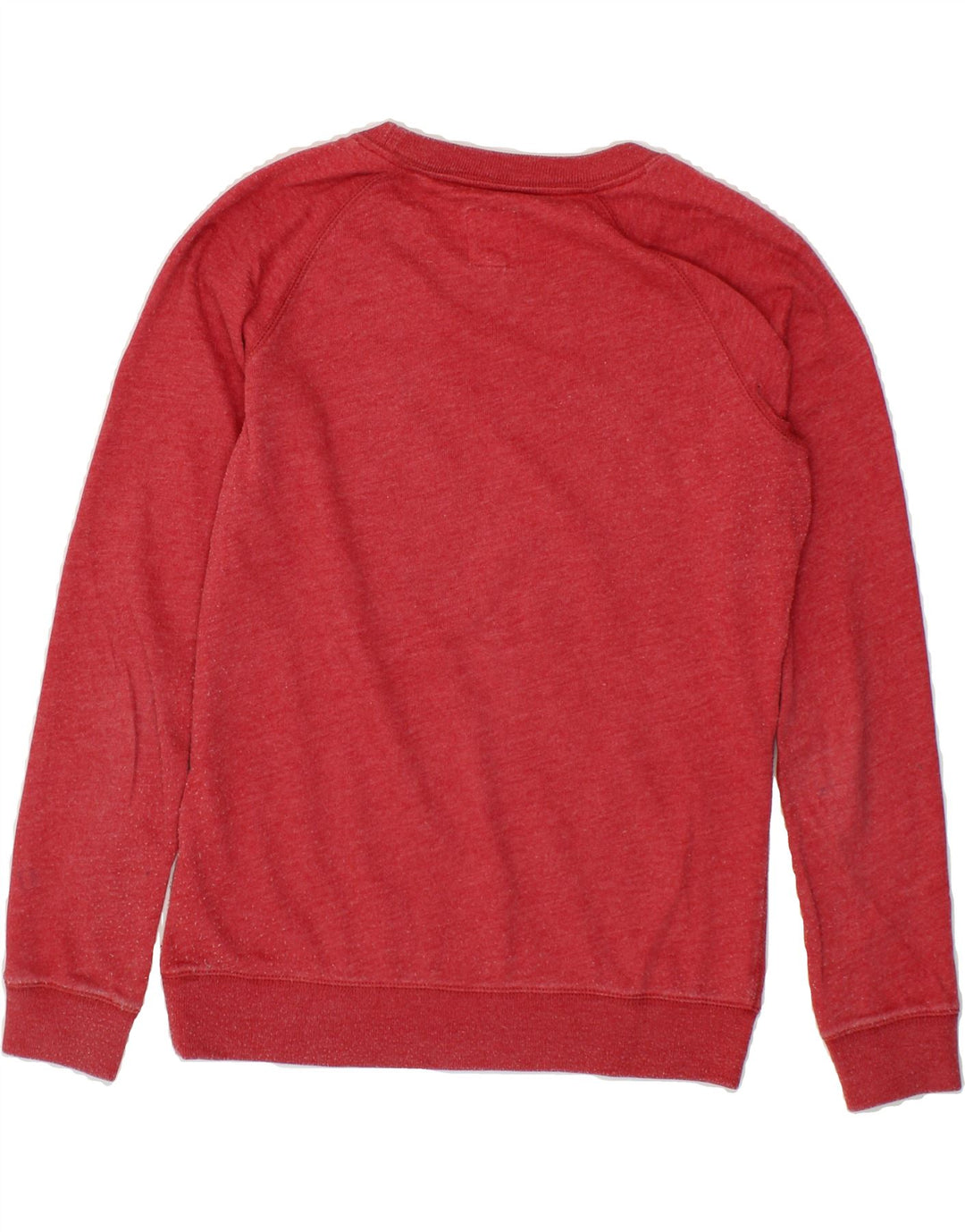 JACK WILLS Womens Sweatshirt Jumper UK 10 Small Red Cotton Vintage Jack Wills and Second-Hand Jack Wills from Messina Hembry 