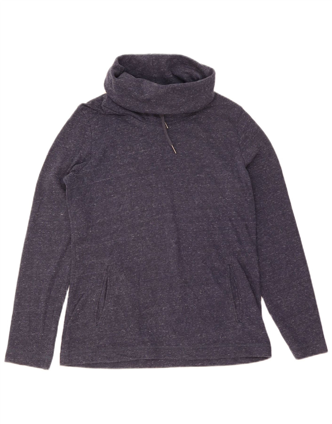 Marks & Spencer Damen-Sweatshirtpullover, Gr. 10, Größe S, Marineblau gefleckt