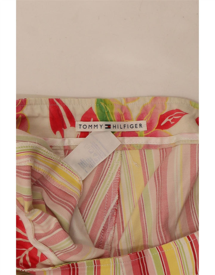 TOMMY HILFIGER Damen Bermudashorts W30 Medium Mehrfarbig gestreift