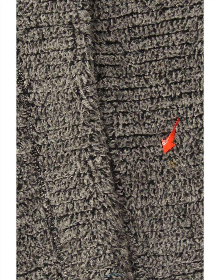 IGUANA Womens Fleece Jacket EU 38 Medium Grey Polyester Vintage Iguana and Second-Hand Iguana from Messina Hembry 