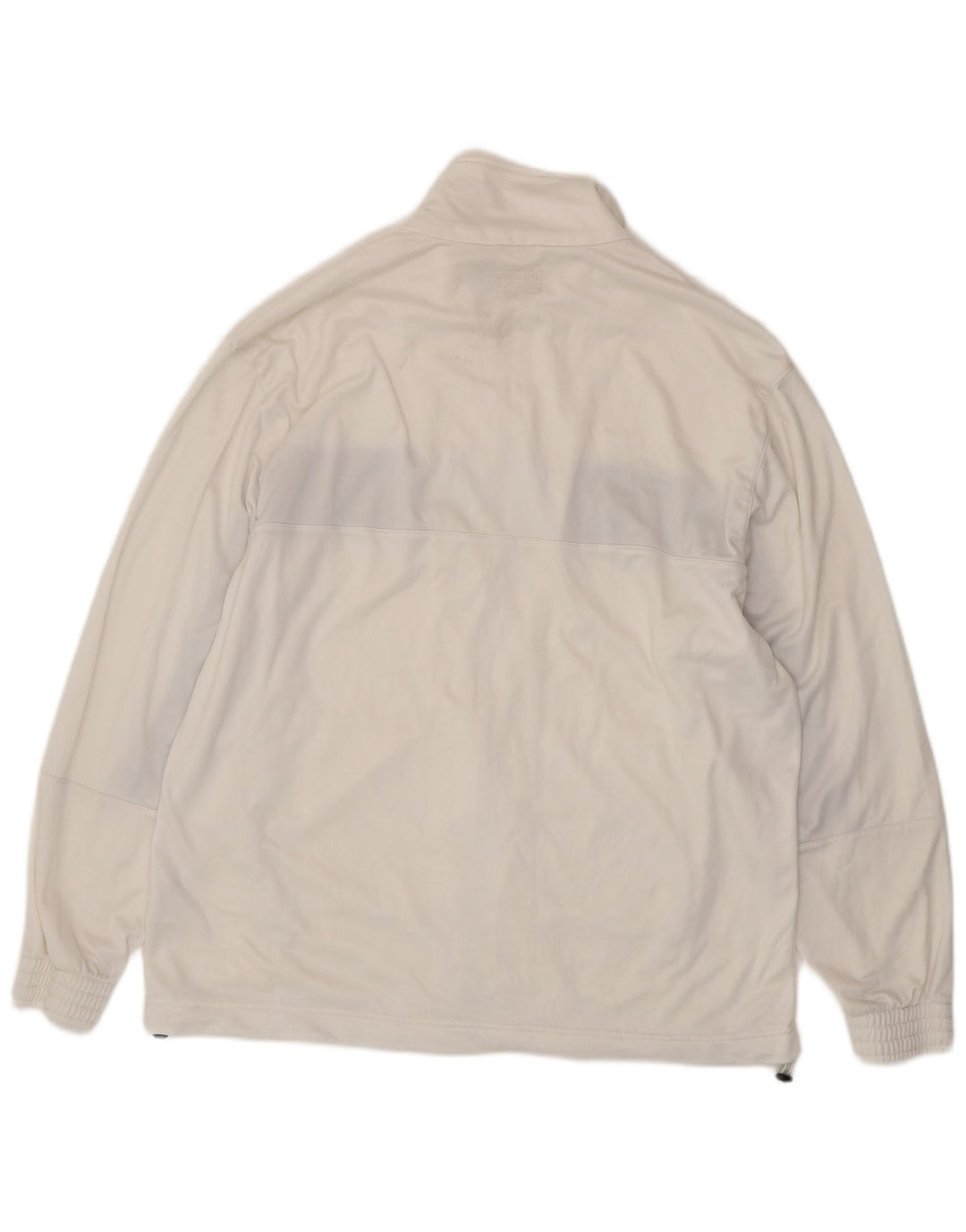 LOTTO Herren-Trainingsanzug-Oberteil, Jacke, 2XL, weißes Colourblock-Polyester