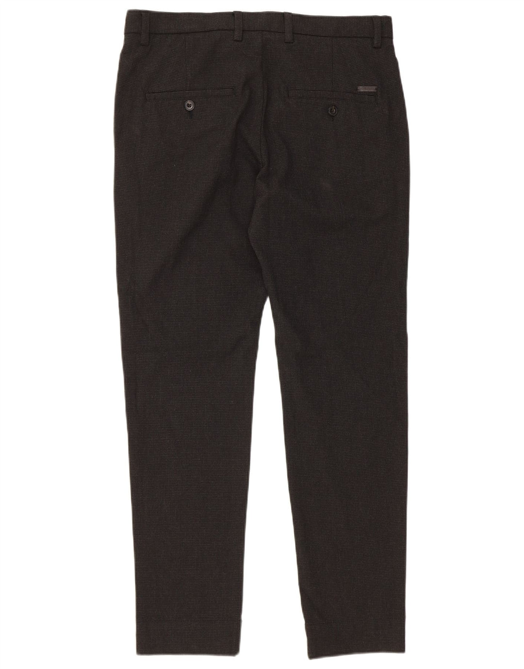 Jack & Jones Herren Slim Fit Freizeithose W31 L30 Grau Hahnentritt Modern