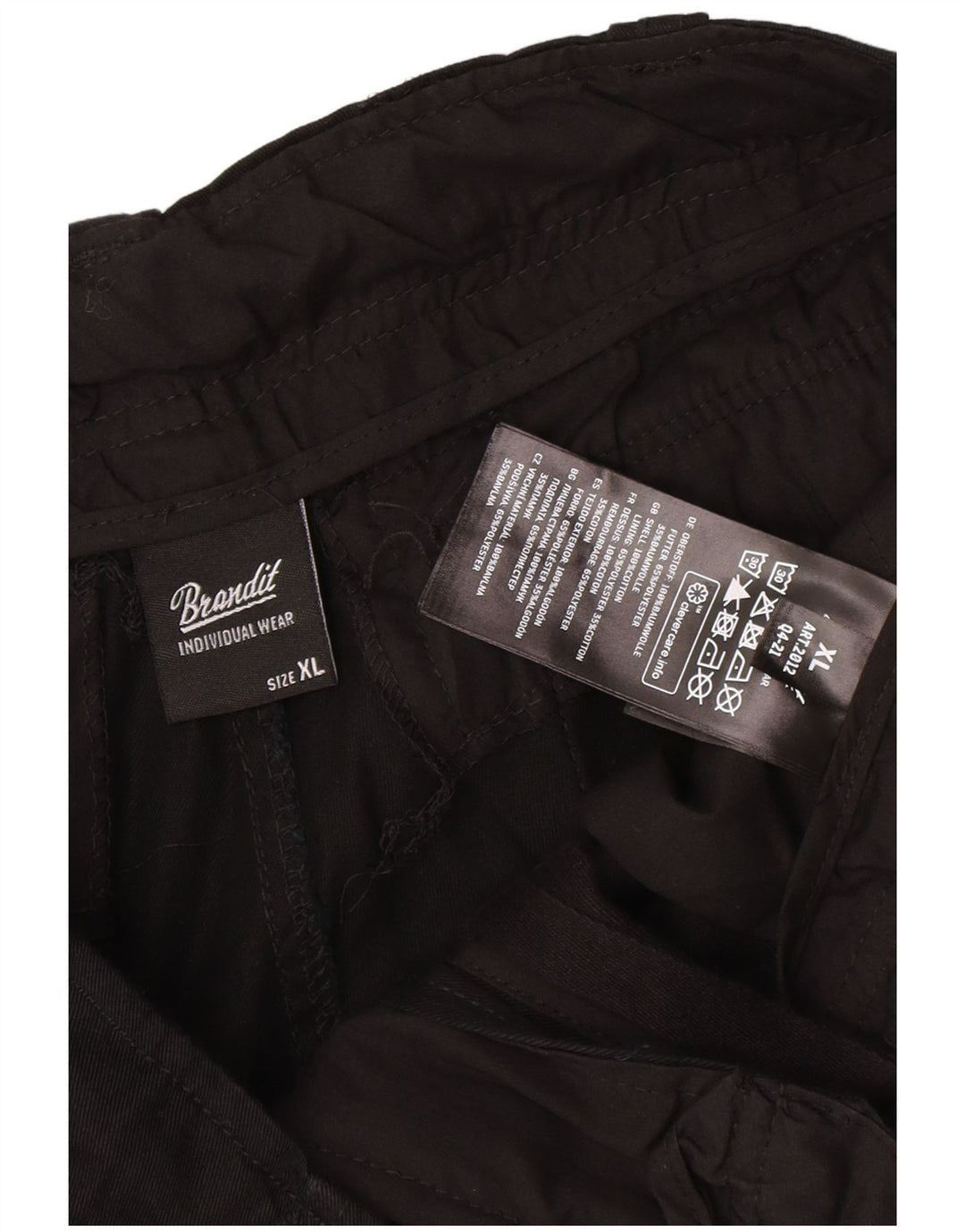Brandit Herren Cargoshorts XL W36 Schwarz Baumwolle