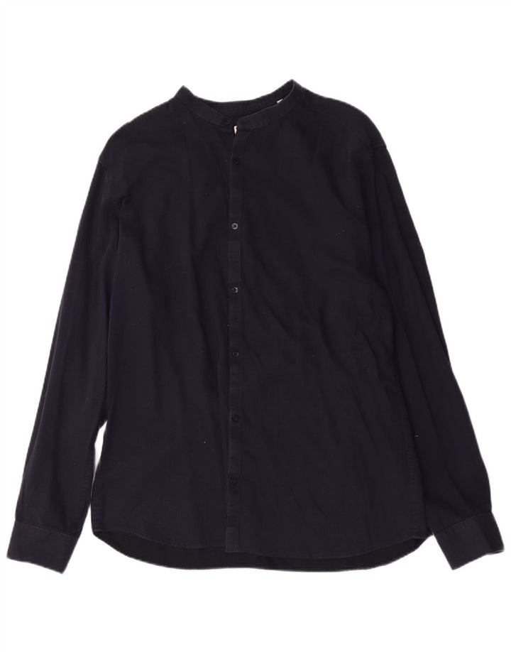 Jack & Jones Herrenhemd XL Marineblau Baumwolle