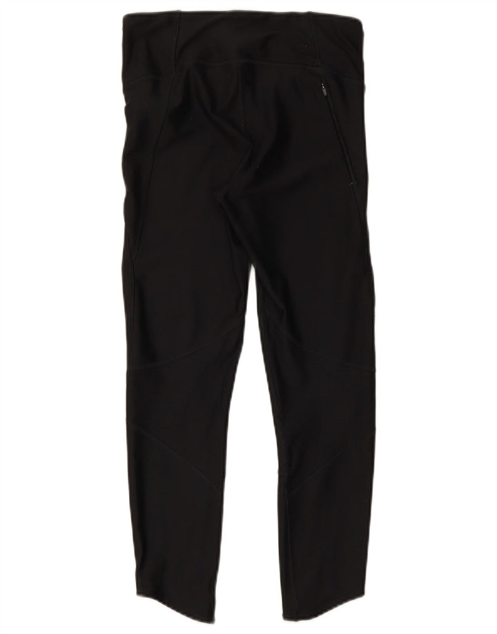 Under Armour Womens Heat Gear Leggings UK 12 Medium  Black Polyester