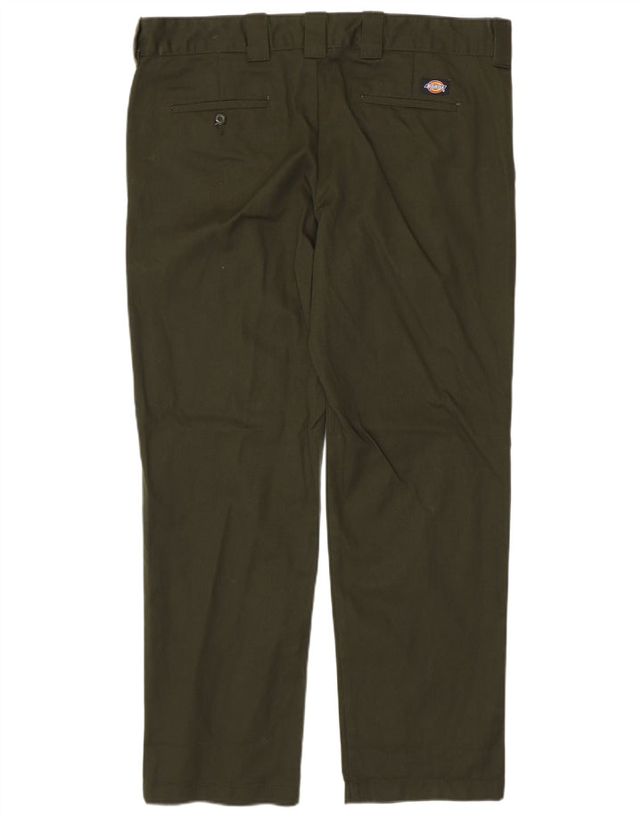 DICKIES Slim Straight Chino-Hose für Herren, W38, L32, Khaki, Polyester