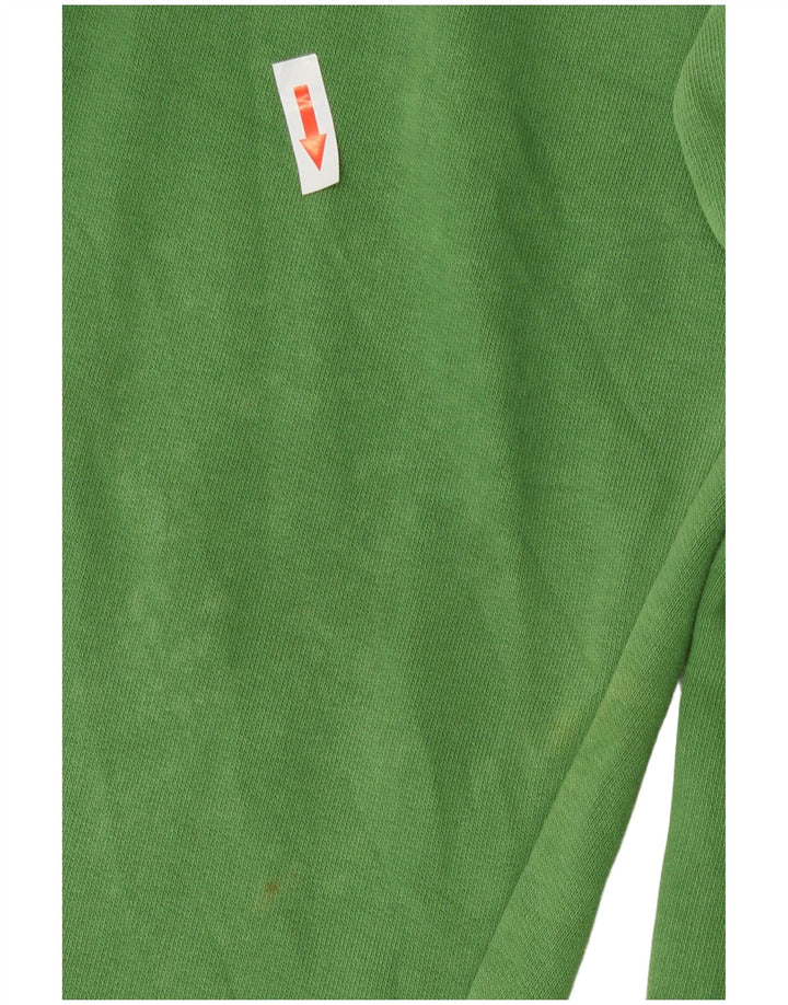 Adidas Jungen Graphic Top Langarm 15–16 Jahre grüne Baumwolle