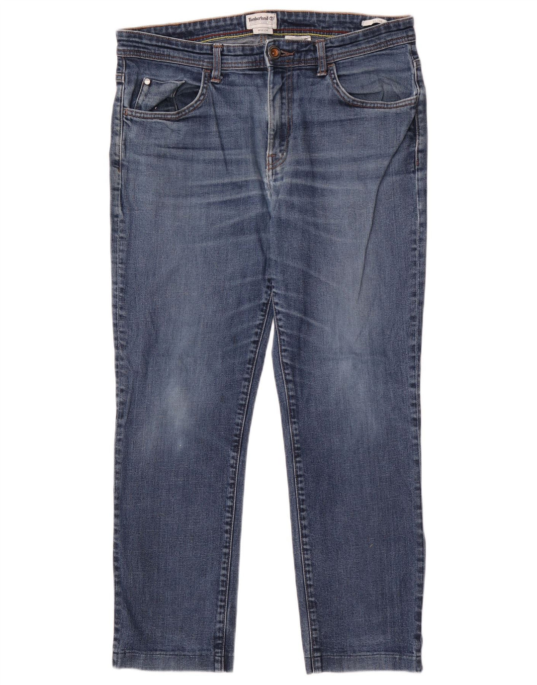 TIMBERLAND Herren Slim Jeans W34 L29 Blaue Baumwolle