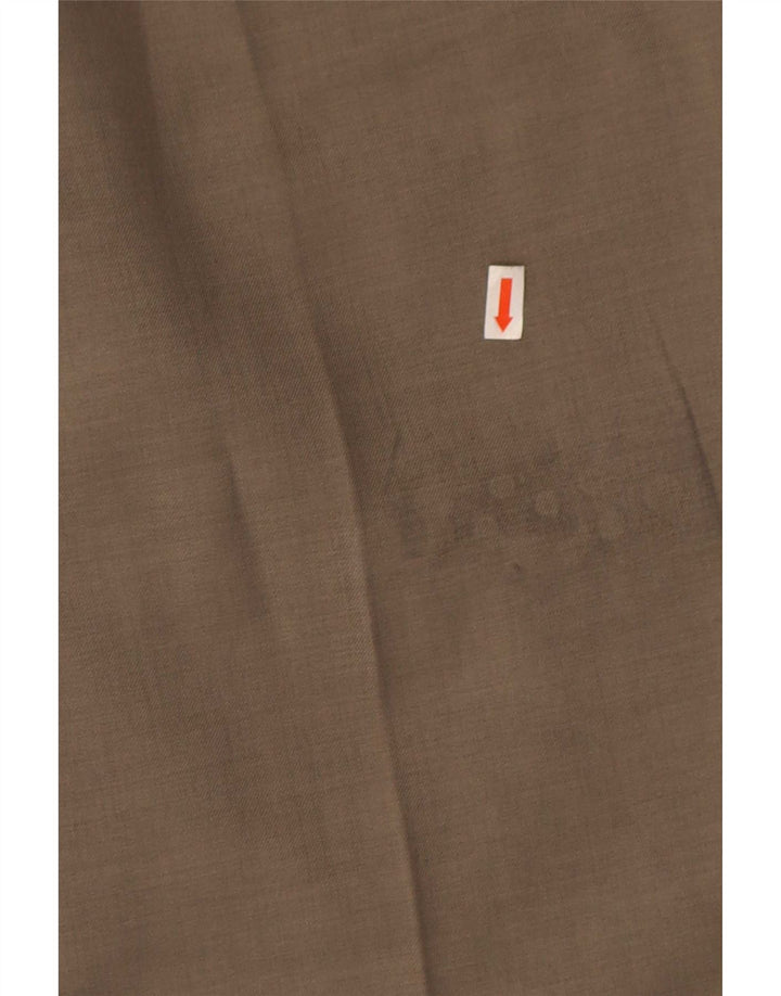 Marks & Spencer Herren-Chinohose mit Pegged, W34, L29, graues Polyester