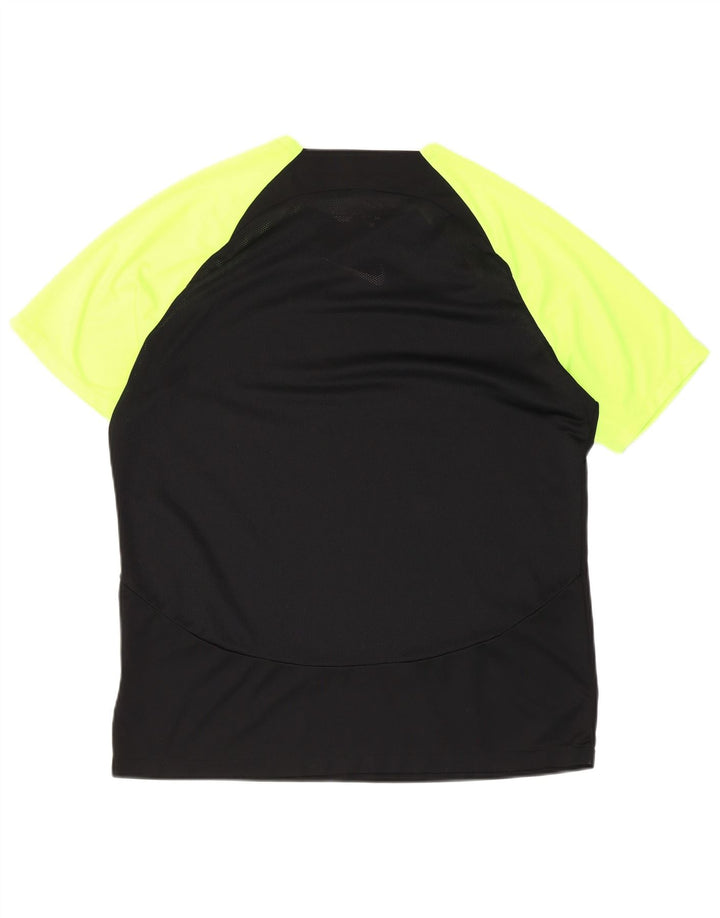 Nike Herren Dri Fit T-Shirt Top XL Schwarz Colourblock Polyester