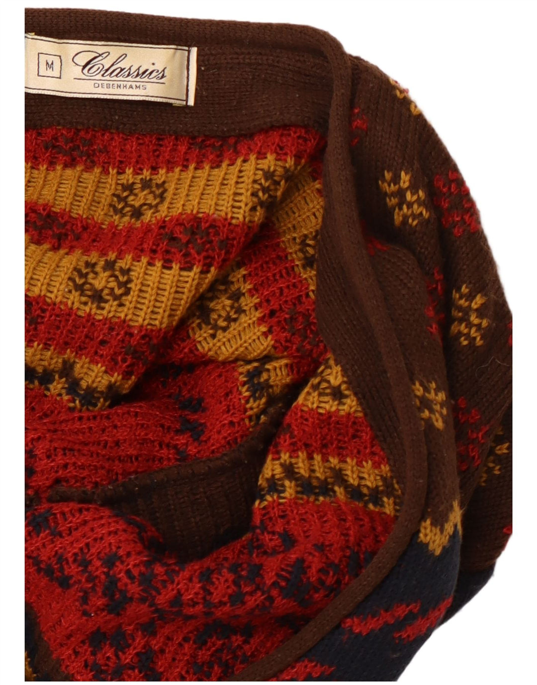 CLASSICS Damen-Cardigan-Pullover UK 14 Medium Mehrfarbig Weihnachten