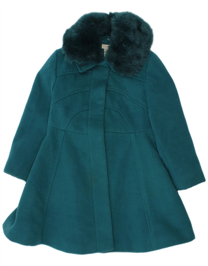 Monsoon Mädchenmantel, 5–6 Jahre, türkisfarbenes Polyester