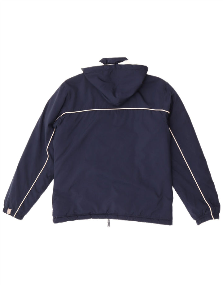 Nike Damen Kapuzen-Wendejacke UK 10/12 Medium Marineblau Farbblock