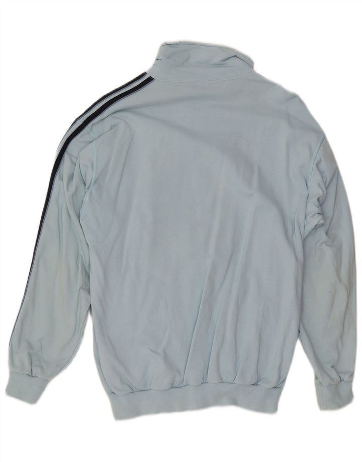 Adidas Herren Trainingsanzug Top Jacke UK 34/36 Small Blaue Baumwolle