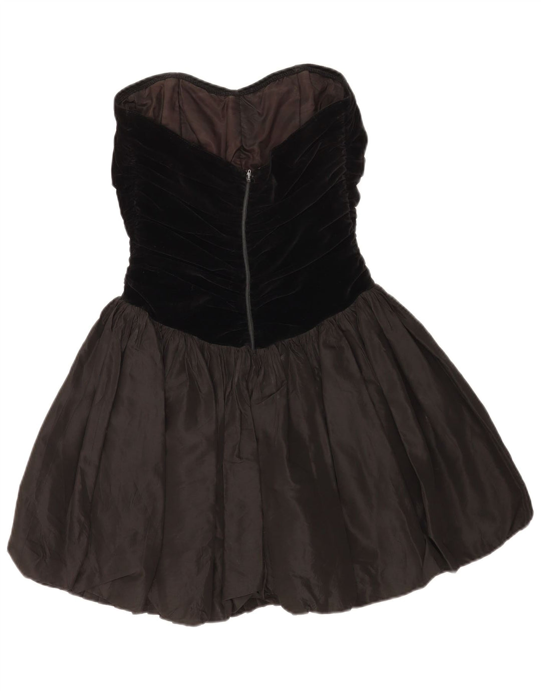 Trägerloses Damenkleid von Aria, Größe S, Schwarz, Farbblockgröße 40
