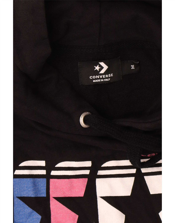Converse Herren-Kapuzenpullover mit Grafik, mittelschwarze Baumwolle