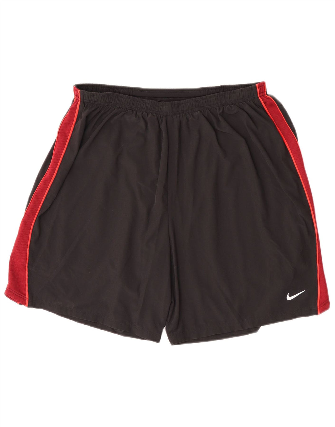 Nike Herren-Sportshorts, groß, schwarzes Farbblock-Polyester