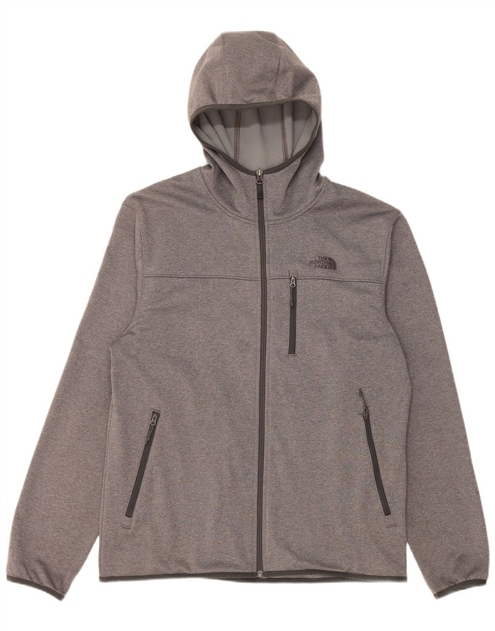 The North Face Herren-Kapuzenpullover mit Reißverschluss, groß, grau, Polyester