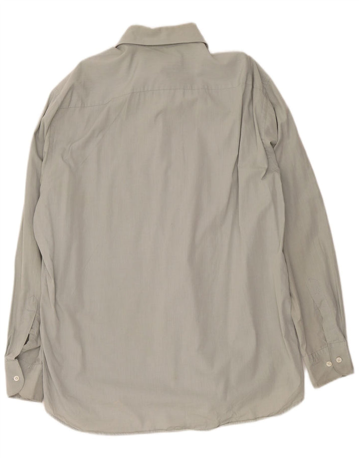 Hugo Boss Herrenhemd Größe 17 1/2 44 XL Grau