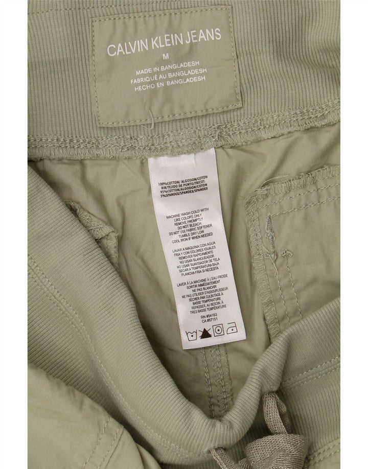 Calvin Klein Damen Chinoshorts Medium W30 Khaki Baumwolle