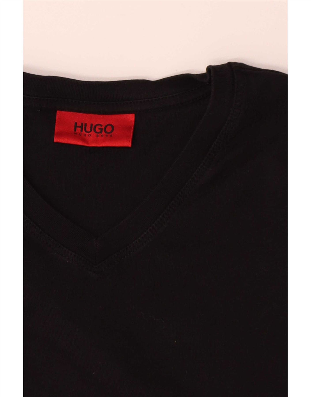 Hugo Boss Herren T-Shirt Top XL Schwarz Baumwolle