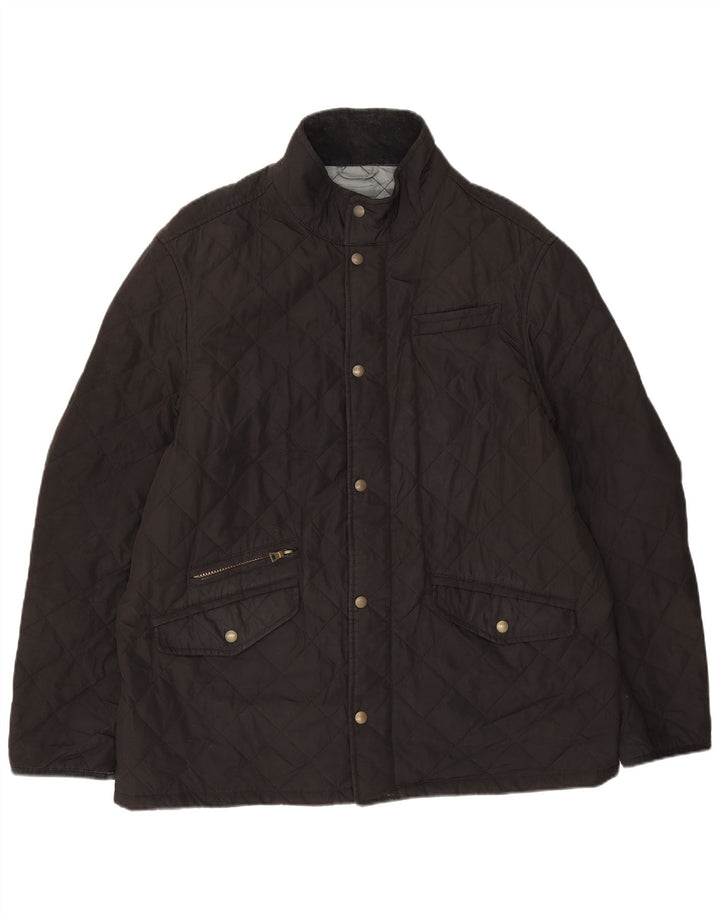 Marks & Spencer Herren Blue Harbour Steppjacke UK 42 XL Schwarz Polyester