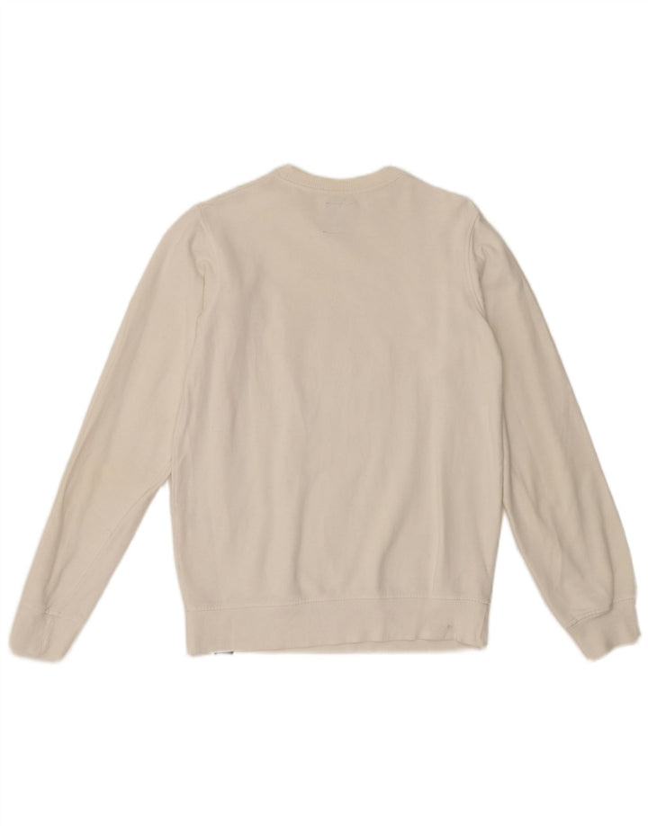 Dickies Herren-Sweatshirt mit Grafik, XS, weiße Baumwolle