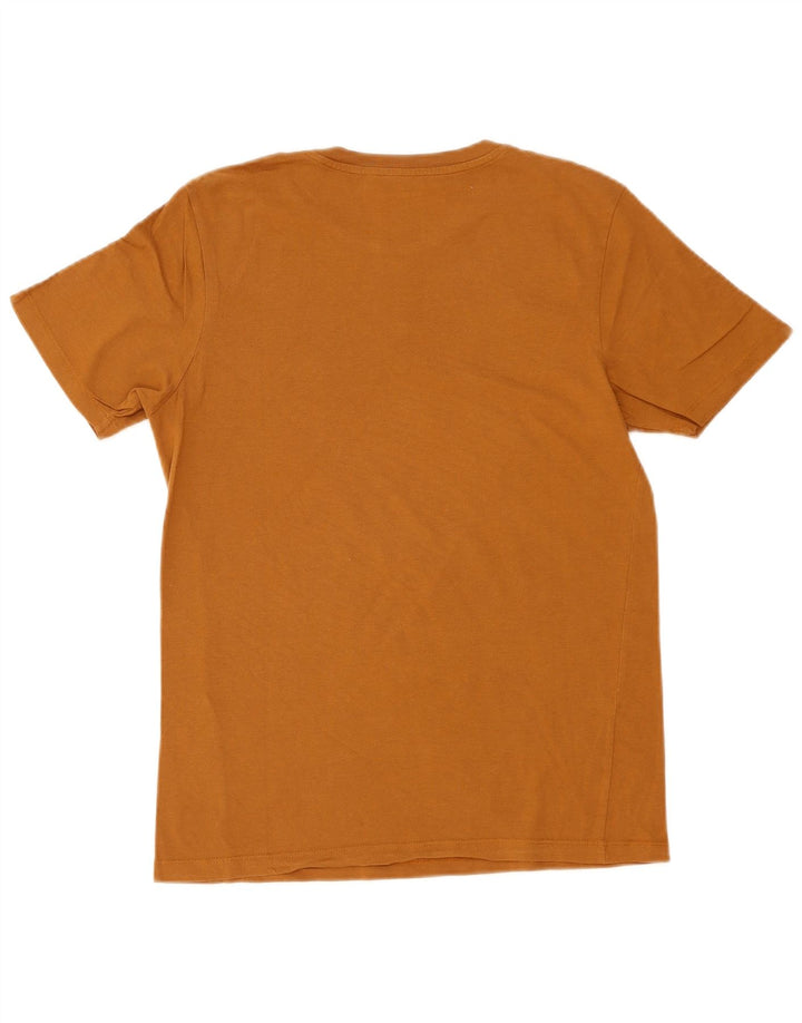 Jack & Jones Herren-T-Shirt mit Grafik, mittelbraune Baumwolle
