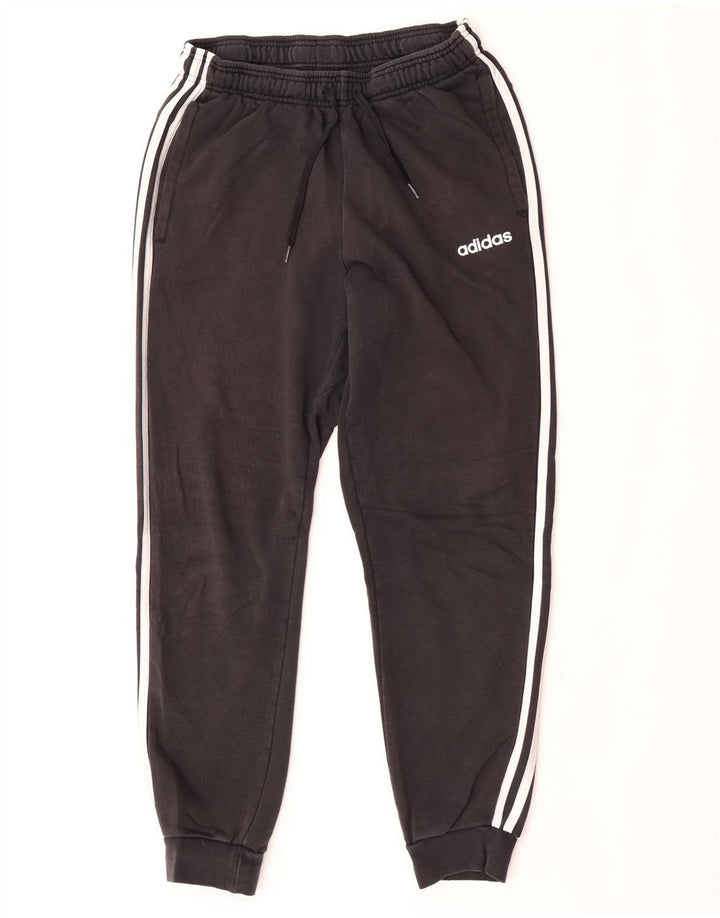 Adidas Herren-Trainingshose, Jogginghose, mittelschwarz, Baumwolle