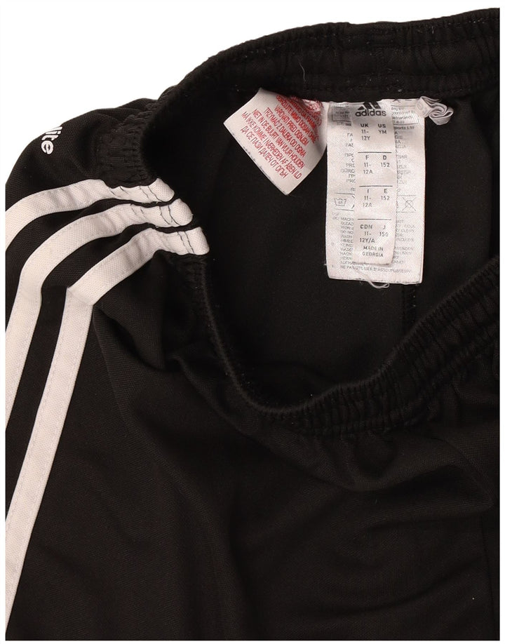 Adidas Jungen Climalite Sportshorts 11–12 Jahre, schwarzes Polyester