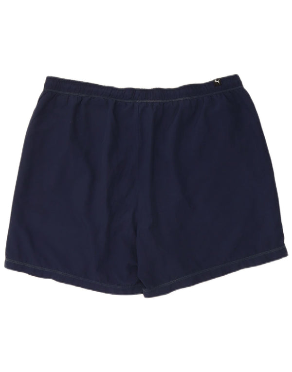 PUMA Herren Graphic Sport Shorts XL Marineblau Polyester