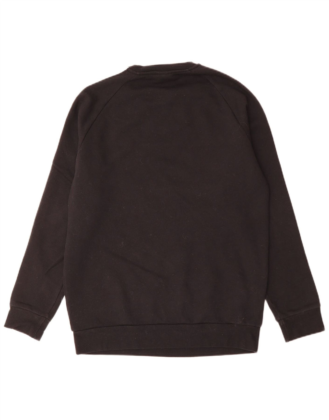 ADIDAS Damen Übergroßer Sweatshirt-Pullover UK 0/2 XS Schwarze Baumwolle