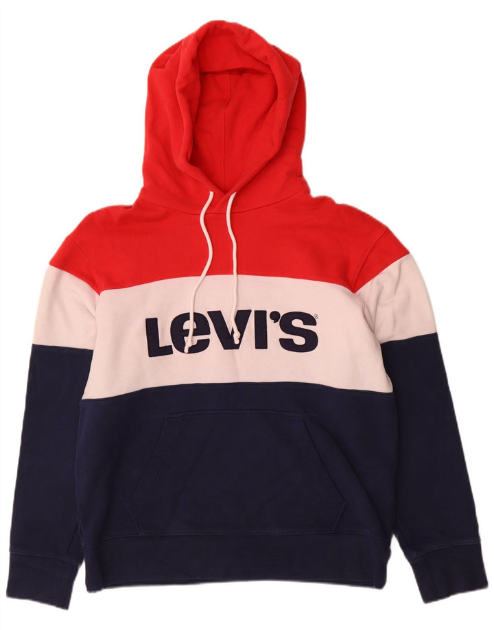 Levi's Herren-Kapuzenpullover mit Grafik, mittelgroß, mehrfarbig, Colourblock-Baumwolle