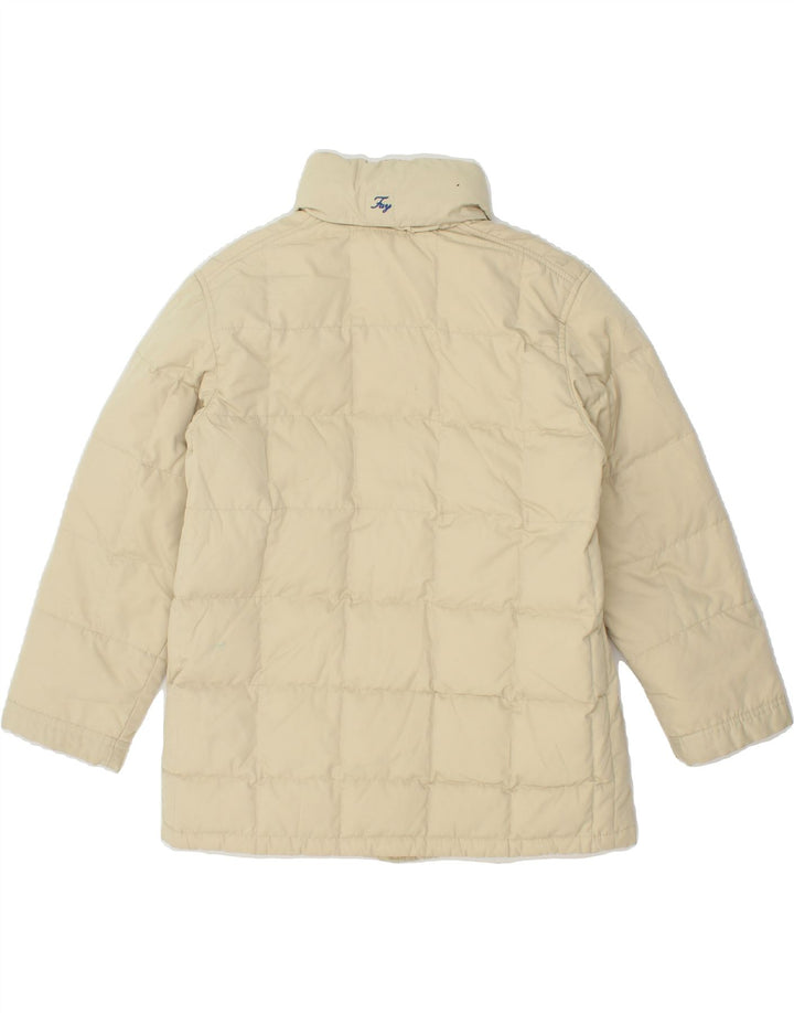 FAY Boys Padded Jacket 9-10 Years  Beige Polyester Vintage Fay and Second-Hand Fay from Messina Hembry 