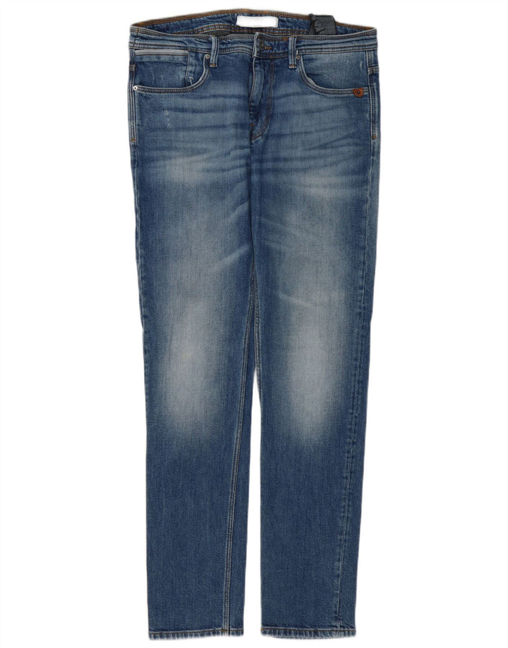 Zara Herren Slim Jeans EU 42 Large W32 L32 Blau