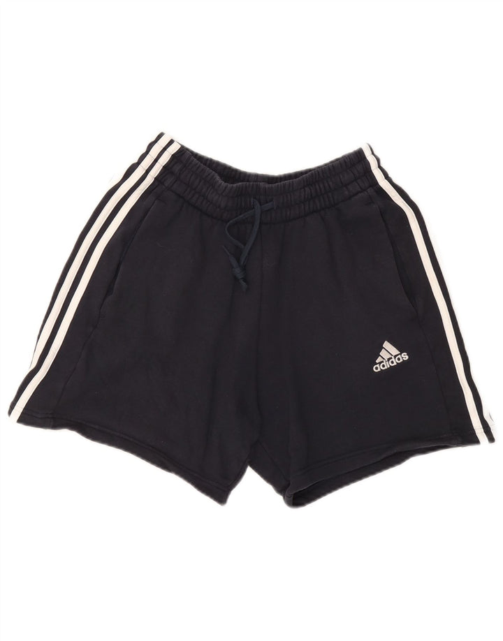 Adidas Damen Sportshorts UK 10 Small Marineblau