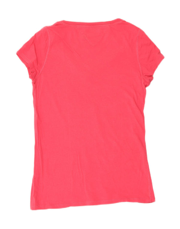 Tommy Hilfiger Damen T-Shirt Top UK 14 Large Pink
