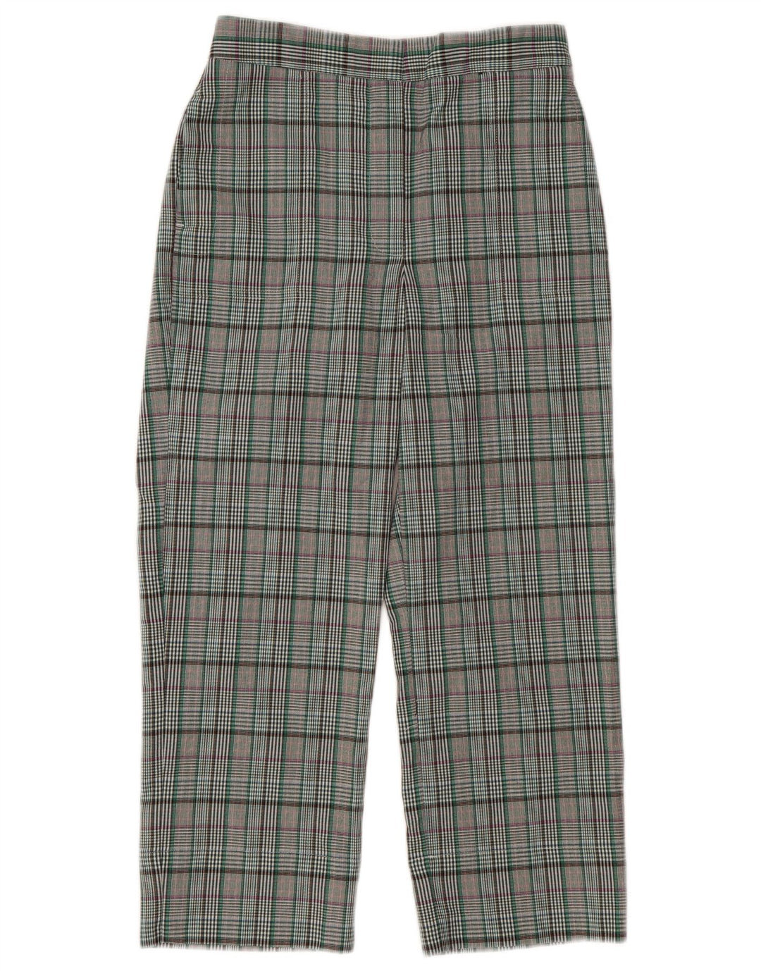 MARKS & SPENCER Kurz geschnittene Damenhose UK 8 Small W28 L24 Grau