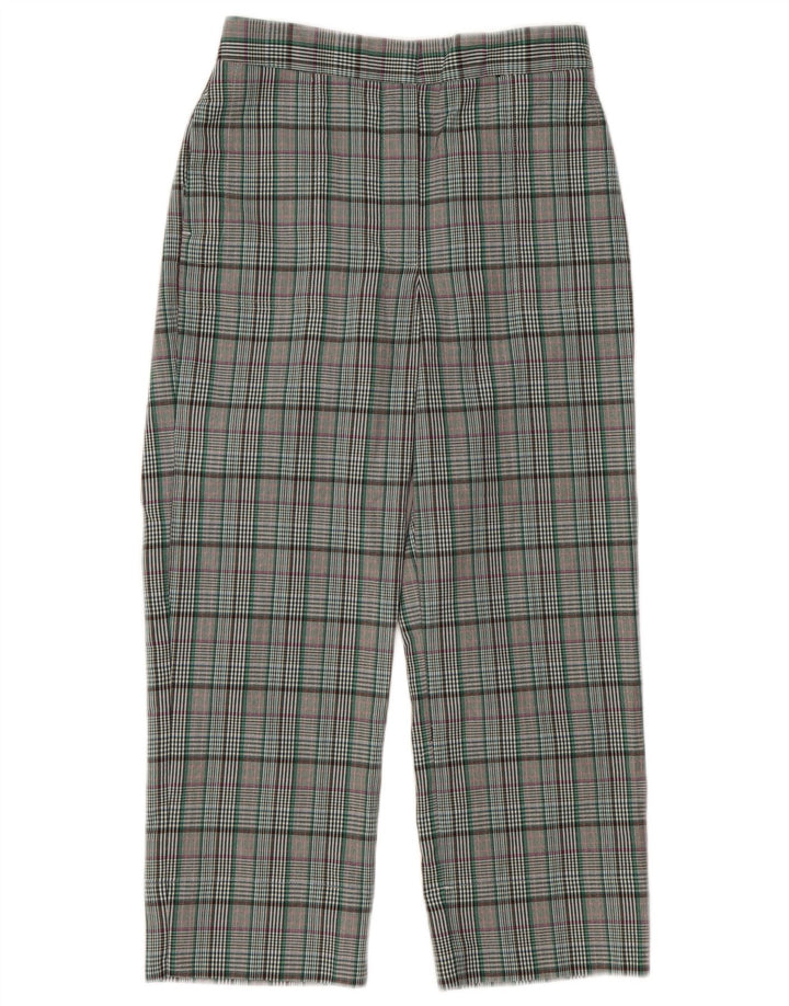 MARKS & SPENCER Kurz geschnittene Damenhose UK 8 Small W28 L24 Grau