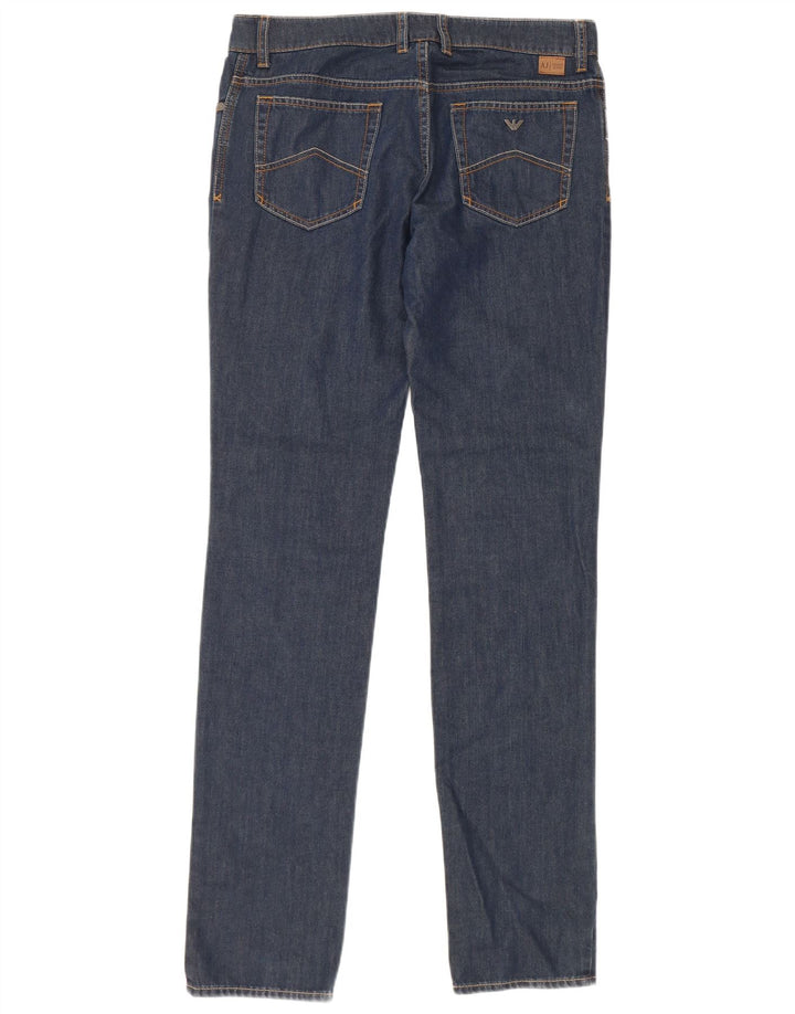 ARMANI JUNIOR Jungen Slim Jeans 15-16 Jahre W32 L33 Blaue Baumwolle