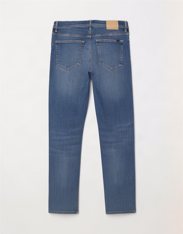 Gant Herren Slim Jeans W30 L30 Blaue Baumwolle