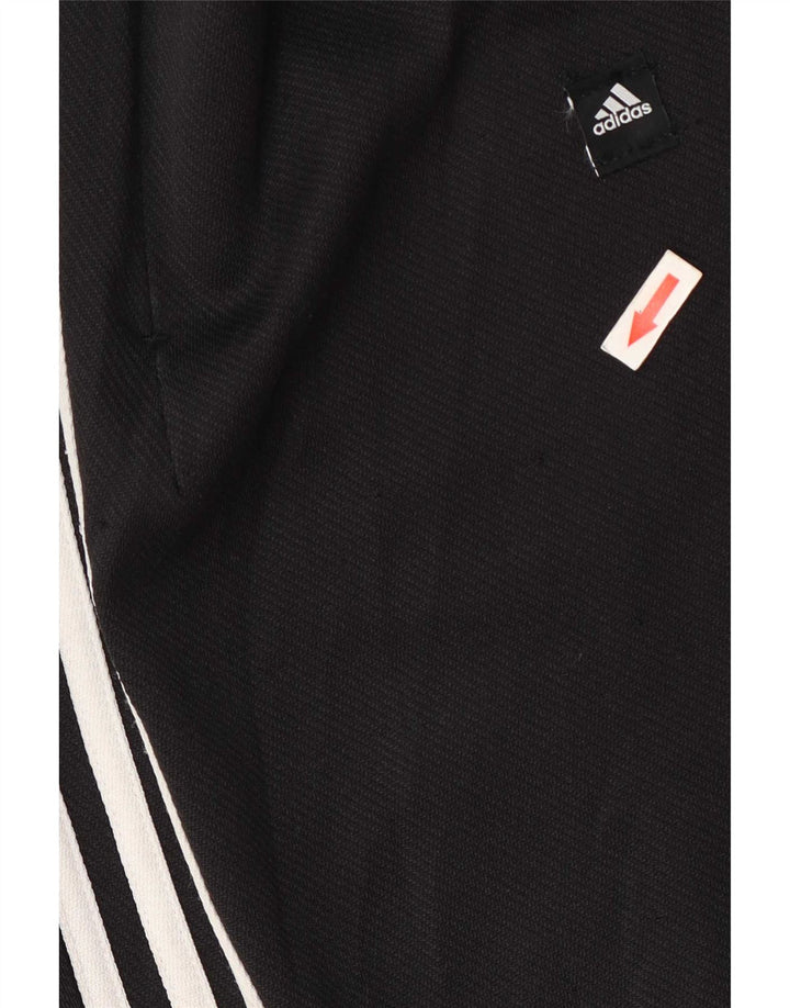 Adidas Herren-Trainingshose, groß, aus schwarzem Polyester