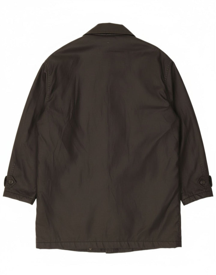 Vintage Herren Windjacke Mantel UK 42 XL Schwarz