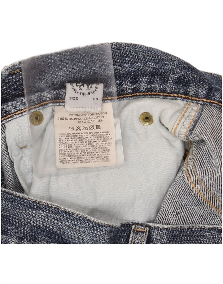 DIESEL Herren Jeansshorts W29 Small Blaue Baumwolle