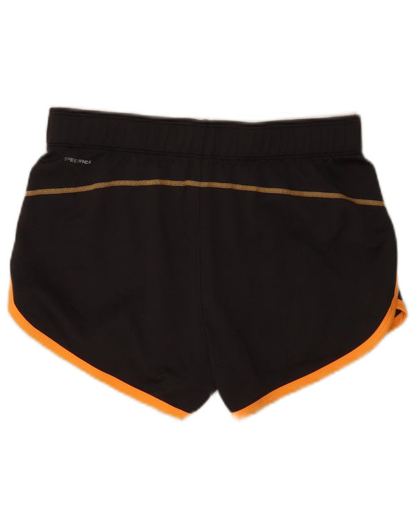 Reebok Damen Sportshorts UK 12 Mittelgraues Polyester
