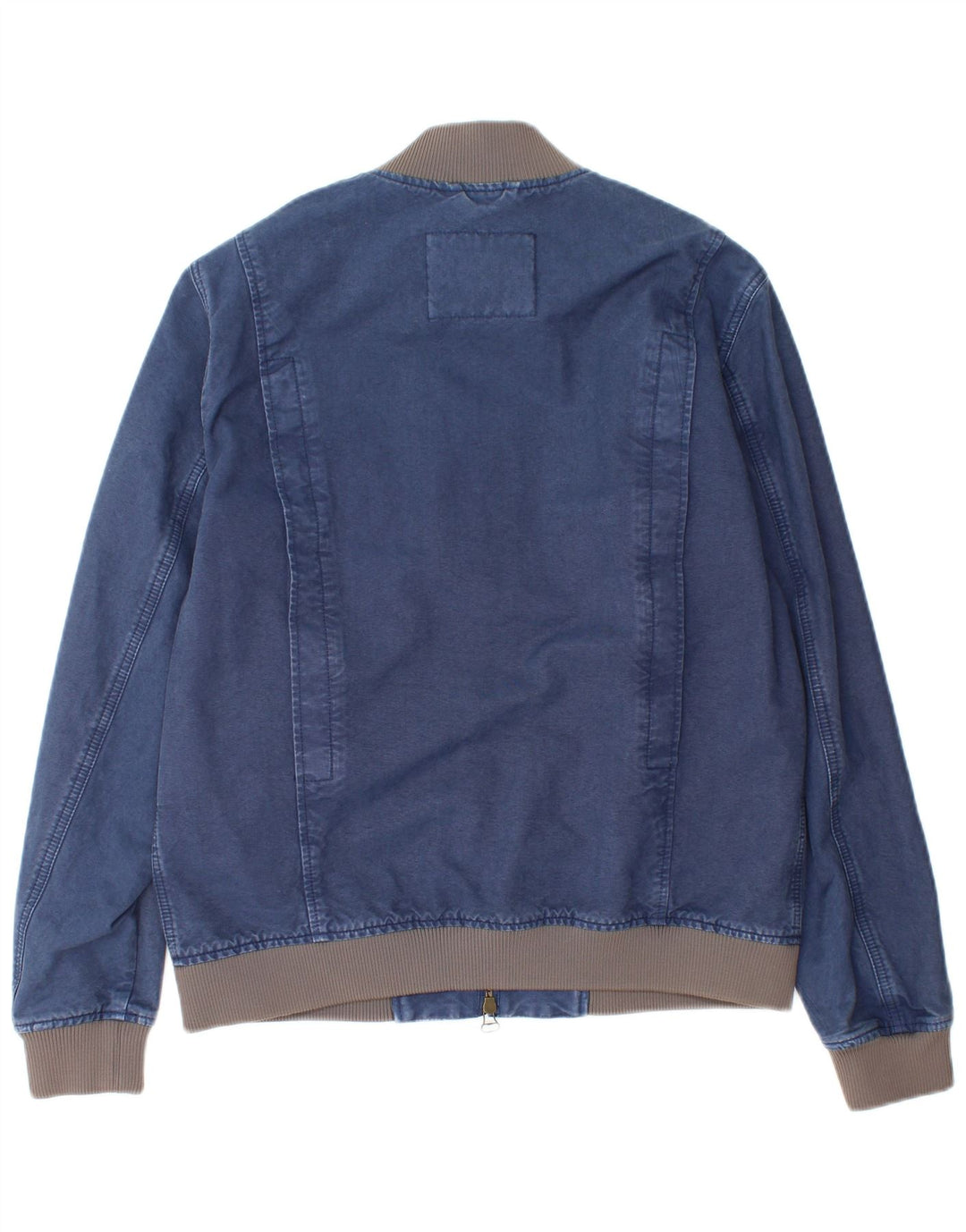 Jeckerson Herren Jeansjacke UK 40 Große marineblaue Baumwolle